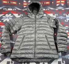Women's L Mountain Hardwear Jacket Stretch Hooded 700 Down Parka Coat Hardware