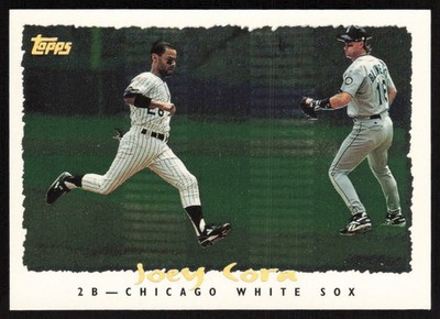 1995 Topps CyberStats (Spectralight) Joey Cora #326 Chicago White Sox