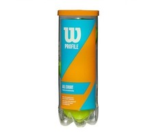 Wilson Profile All Court Tennis Balls, 3 Count  1 can, 3 balls 
