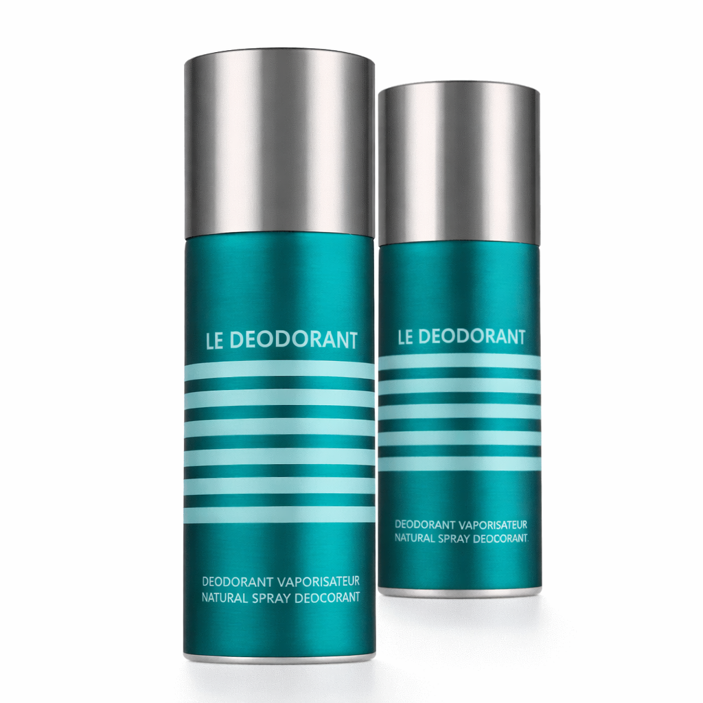 2x Jean Paul Gaultier Le Male Deodorant Body Spray for Men, 150ml