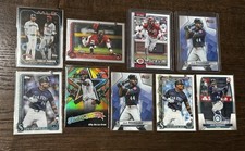 Elly De La Cruz / Julio Rodriguez Lot  Inserts, Chrome, Bowmans Best – 9 Cards
