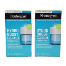 2 PACK Neutrogena Hydro Boost Water Gel Moisturizer w/ Hyaluronic Acid 0.5 fl oz