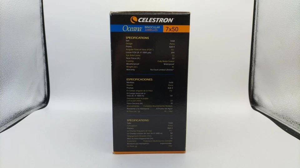 Celestron Oceana 7x50 Binoculars Waterproof Wide Angle Outdoor Optics - Image 2 of 4