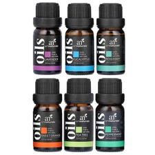 Top 6 Essential Oils Set, 6 Piece Set, .33 fl oz 10 ml Each