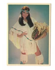 NUCHIE NASHOBA, CHOCTAW American Indian SAG aftra VTG postcard UNP