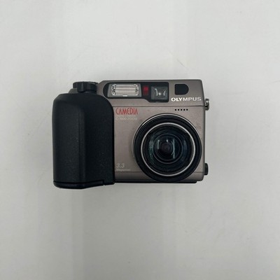 Olympus C-3000 Zoom Digital Camera - Gray, Used, Good Condition