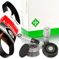 Gates 5PK1435 Keilrippenriemen-Satz + Freilauf FüR A4 B5 A6 Passat VW Audi Skoda