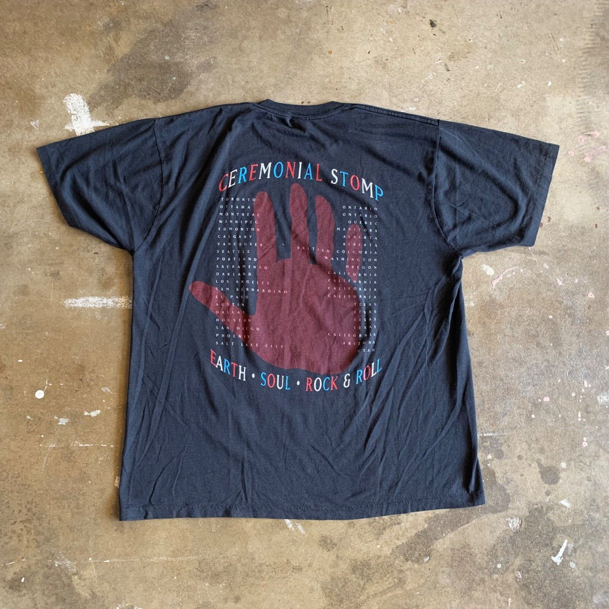 80s The CULT Tシャツ The Cult Shirt, Tour T-shirt Vintage Rare, With Pearl Jam PJ