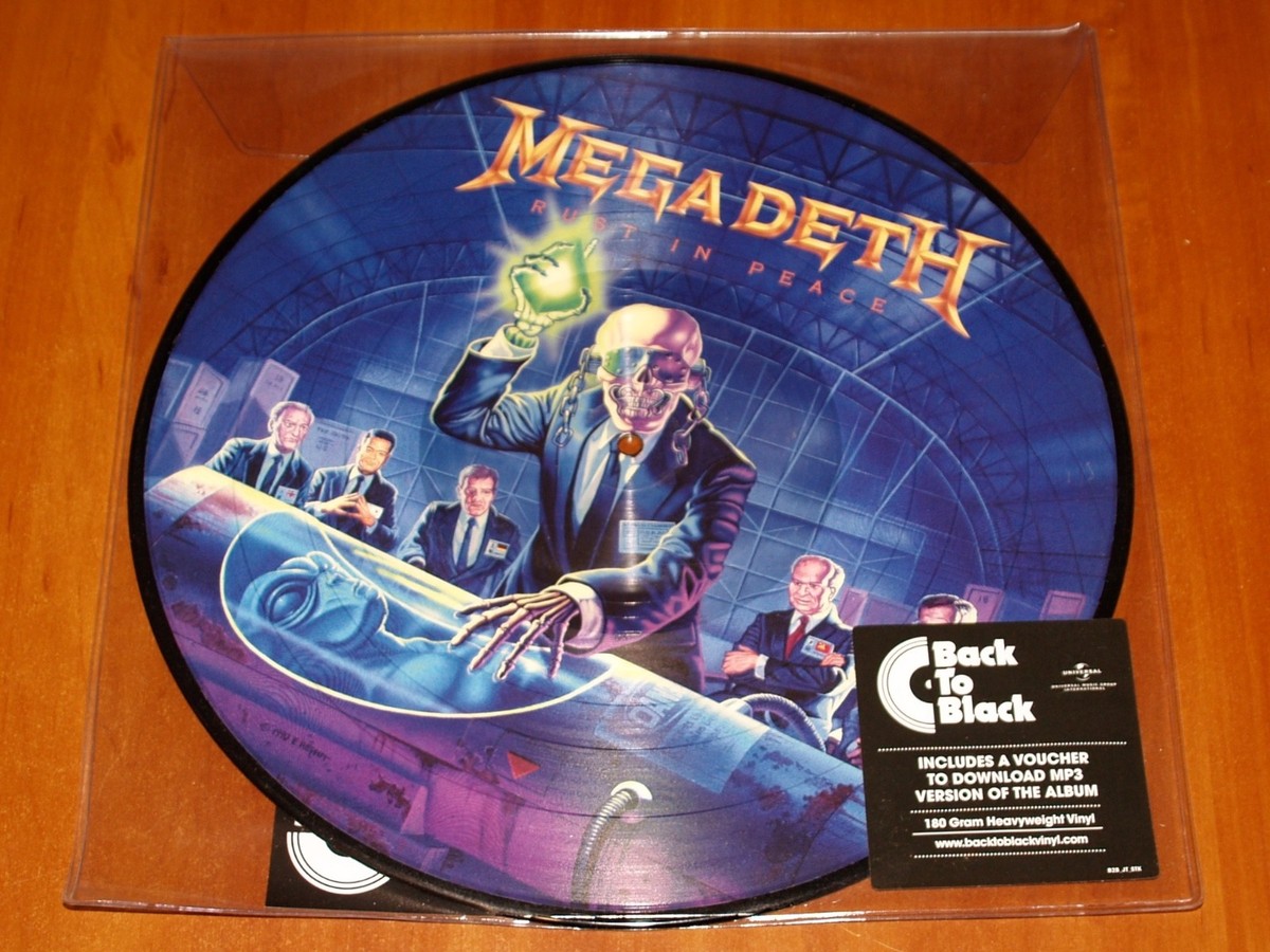 MEGADETH 5x EU LP PICTURE DISC VINYL Lot YOUTHANASIA COUNTDOWN