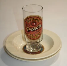 Aunt Jenny's Soup Bowls 8” Dia. Plus One Drinking Glass Tumbler 6 3/8” Tall EUC