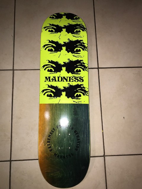 madness skateboard deck rider stock d1 clay kreiner 8 5 x 31 95 impact light sporting goods decks romeinformation it