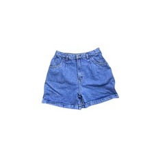 Vintage Women's 90's Bill Blass Denim Shorts, Pleated High Rise Mom Shorts, 14 P
