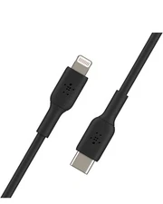 Belkin BoostCharge USB-C to Lightning Cable (1.2 M/4 Ft.) Black (MFi-Certified)