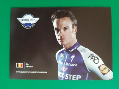 CYCLING cycling card ILJO KEISSE team QUICK STEP FLOORS 2018