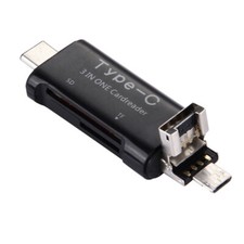 3 in1 OTG USB Micro SD TF Card Reader Adapter