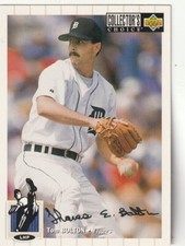 FREE SHIPPING-1994 Upper Deck Collector's Choice Silver Signature Tom Bolton #56