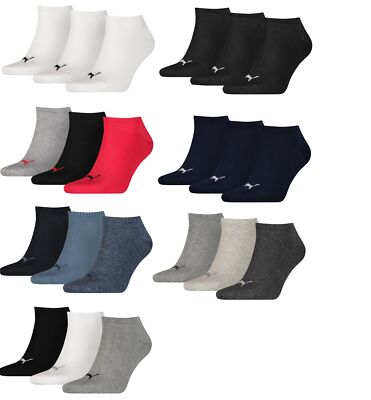 Puma Sneaker Füsslinge Sneakersocken unisex  6 er 9 er 12 er 15 er 18 er Pack