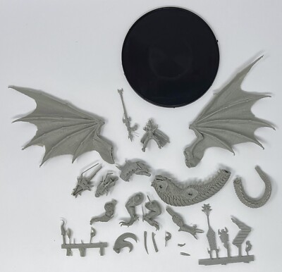 Mierce Miniatures Bane Legions - Malek, Elf Lord on Dragon UNPAINTED UNASSEMBLED