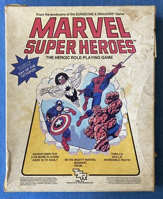 TSR Marvel Super Heroes Heroic Role-Playing Game 1984 Day Of The Octopus6850