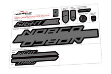 Kit decalcomania adesivi telaio MTB carbonio Norco Sight grafica vinile enduro bici bicicletta
