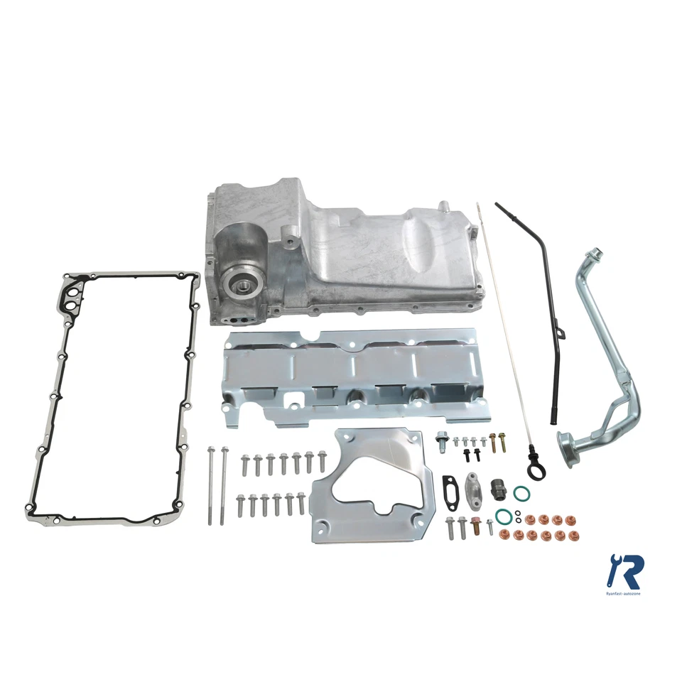Kit completo de cárter de aceite del motor apto para Chevy GM LS1 LS3 LSA LSX Cadillac 19212593 Foto 2 de 4