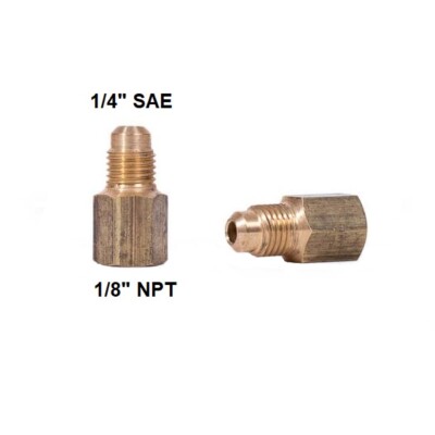 NPT Reduziernippel 1/4'' SAE AG x 1/8'' NPT IG
