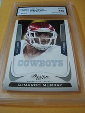 DEMARCO MURRAY COWBOYS 2011 PRESTIGE ROOKIE RC # 233 GRADED 10