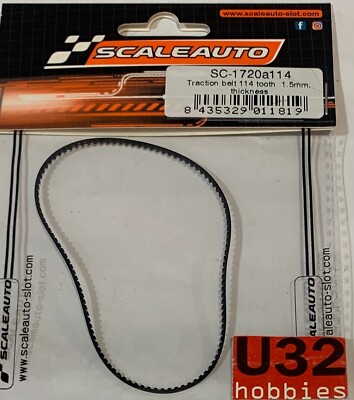 Slot Car Scaleauto SC-1720A114 Zahnriemen 114 Zähne 1,5Mm
