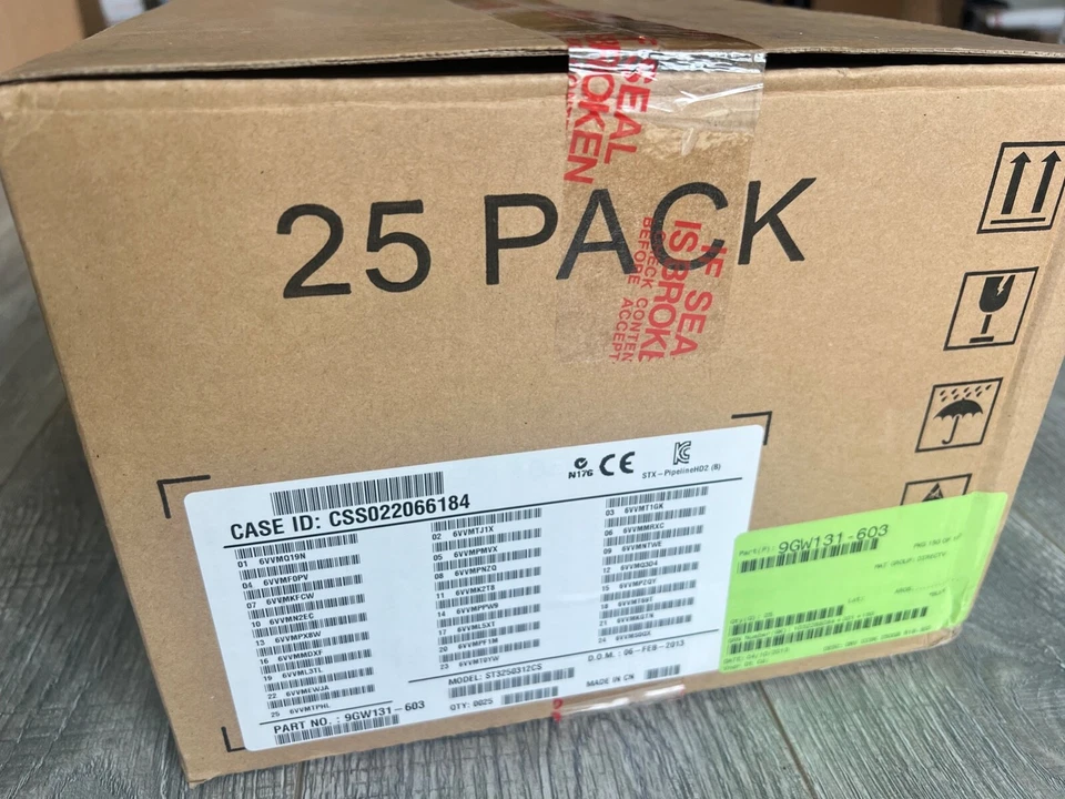 LOT OF 25 NEW!!! SEAGATE ST3250312CS 250 GB 3.5 IN SATA DESKTOP HARD DISK DRIVE - Image 3 of 4