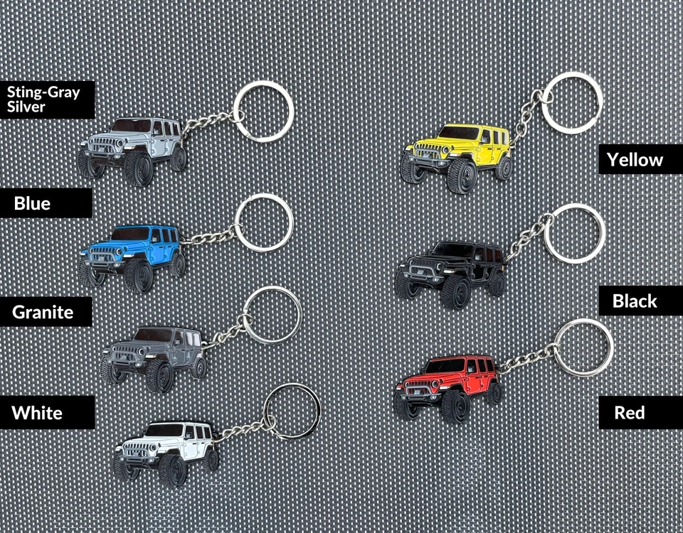Llavero Jeep Wrangler - Licencia Oficial - Llave Accesorios Jeep Wrangler Foto 3 de 4