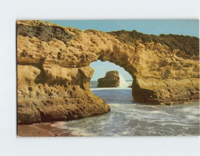 #ad #ad Postcard Natural Bridge Swanton Beach Park Santa Cruz California USA $3.46