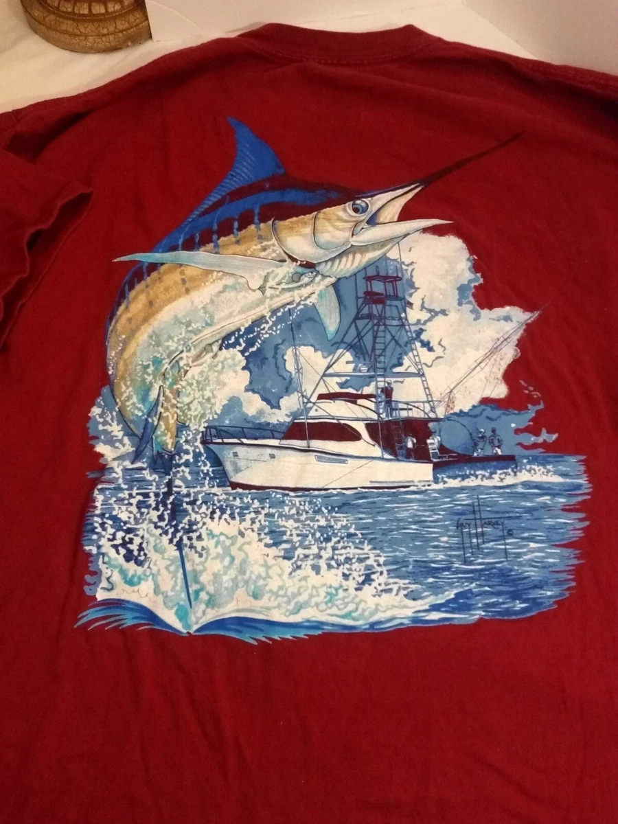 Plaque D'immatriculation Guy Harvey - Marlin Sauteur Et Poisson Volant, Modèle Neuf Sous Emballage