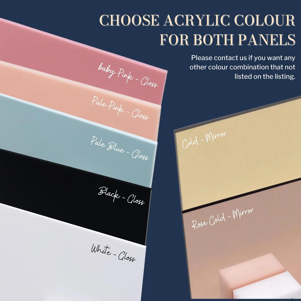 Letrero redondo de cumpleaños de mariposa de doble capa acrílico 3D Foto 4 de 4