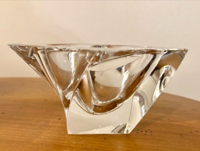 Orrefors Crystal  Tornado  Decorative Bowl in Box