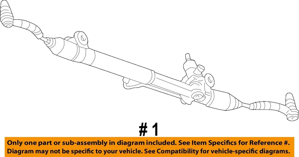 Used Rack and Pinion Assembly fits: 2006 Chevrolet Trailblazer ext Power Rack an - Изображение 4 из 4