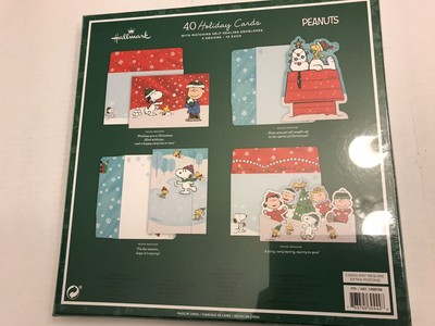 Hallmark Signature Weihnachtskarten Mit Snoopy | 10 Karten Mit Umschlägen | „Hope Your Season Is Filled With Holiday Happiness“