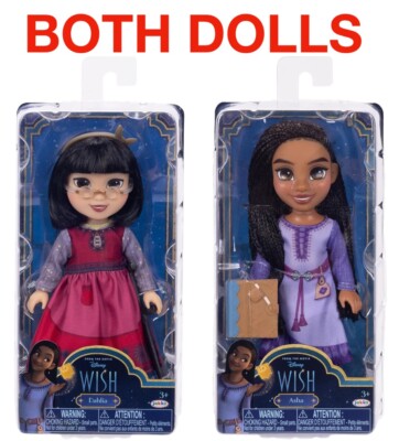 Disney Wish Petite Dahlia & Asha 6 Zoll Puppen - BRANDNEU