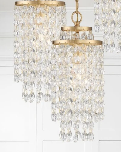 Crystorama Lighting GAB-B7301-GA Gabrielle - 1 Light Chandelier-Antique Gold - Picture 2 of 2