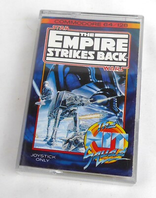 Commodore 64 C64 Spiel -- STAR WARS EMPIRE STRIKES BACK (Hit Squad) -- Tape