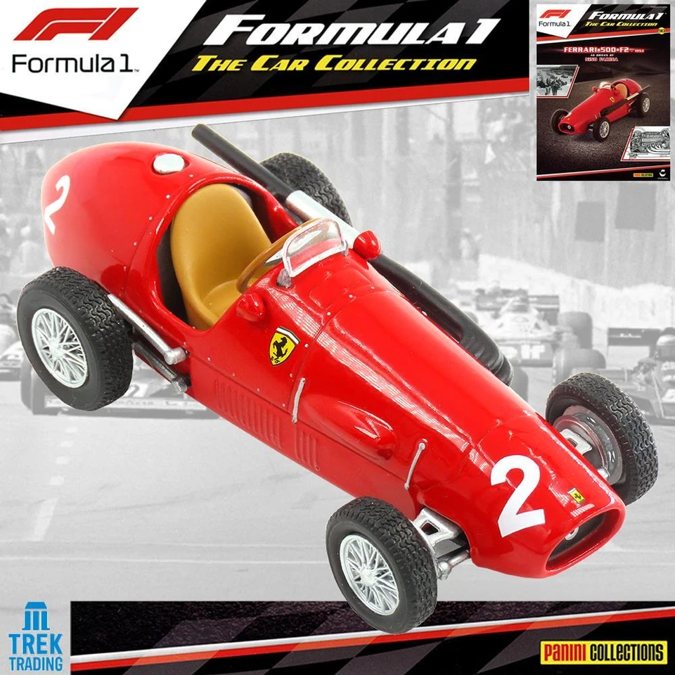 Panini Formula 1 автомобиля коллекции Ferrari 500 F2 1953 выпуск 090 inc журнал - Изображение 2 из 4