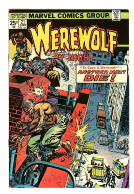 WEREWOLF BY NIGHT #21 7.0 // GIL KANE & FRANK GIACOIA COVER ART MARVEL 1974