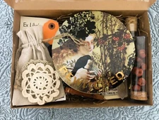 LOT Halloween Gothic Creepy Mixed Media Art Craft Supplies Altered Art Destash 