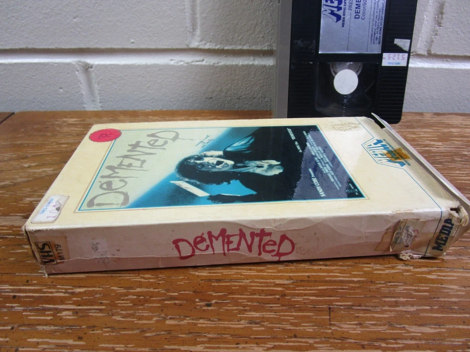 Demented VHS Tape Horror Movie 1982 Media Rated R Revenge/Slasher 80s - Image 3 of 4