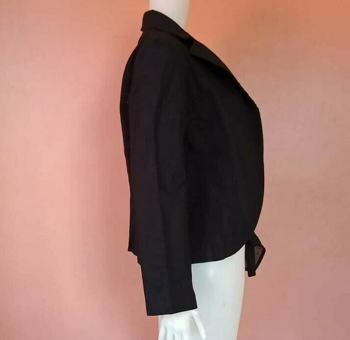 CHAQUETA BLAZER YOHJI YAMAMOTO LIMI FEU INSERT CARACTERÍSTICA NEGRA TALLA S Foto 4 de 4