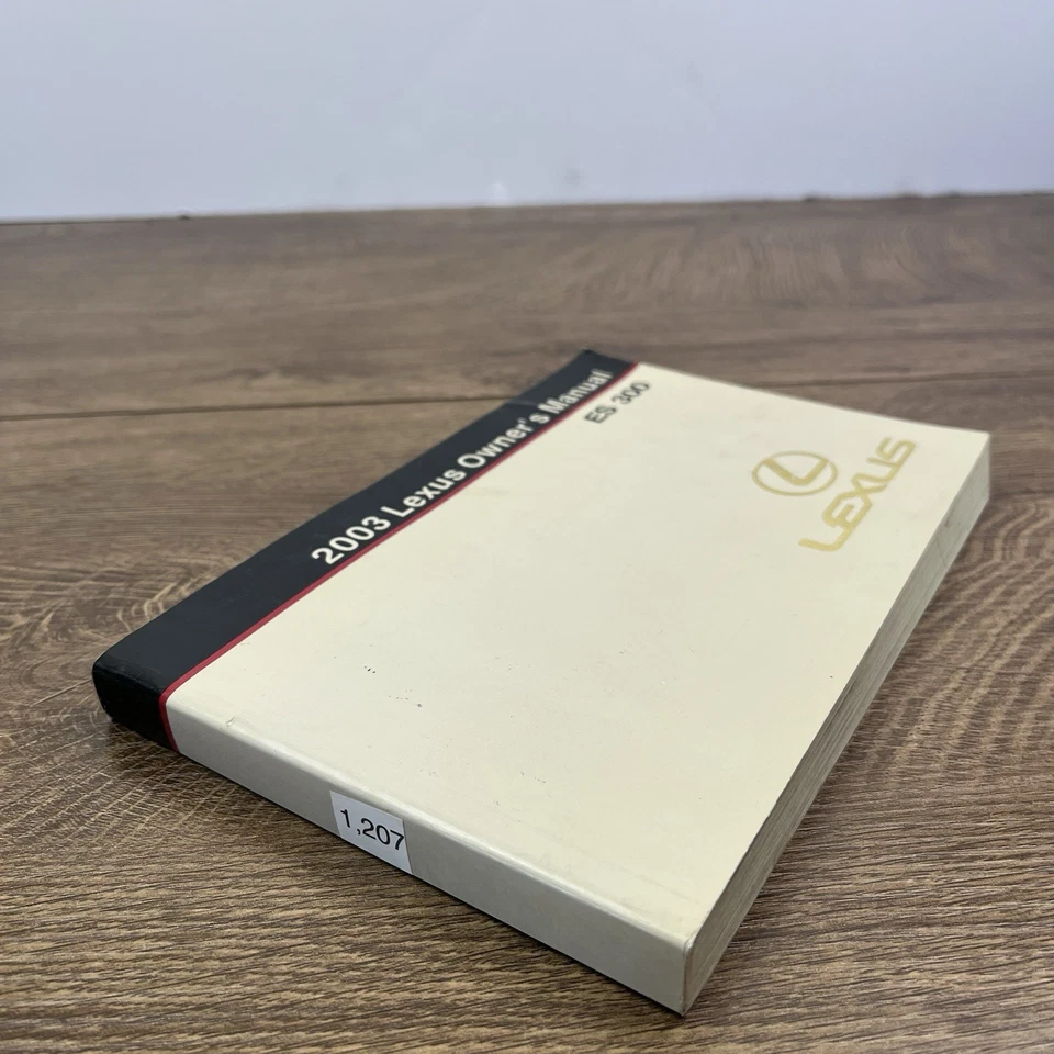 Lexus ES 300 2003 manual del propietario 03 Lexus ES 300 manual Foto 3 de 4