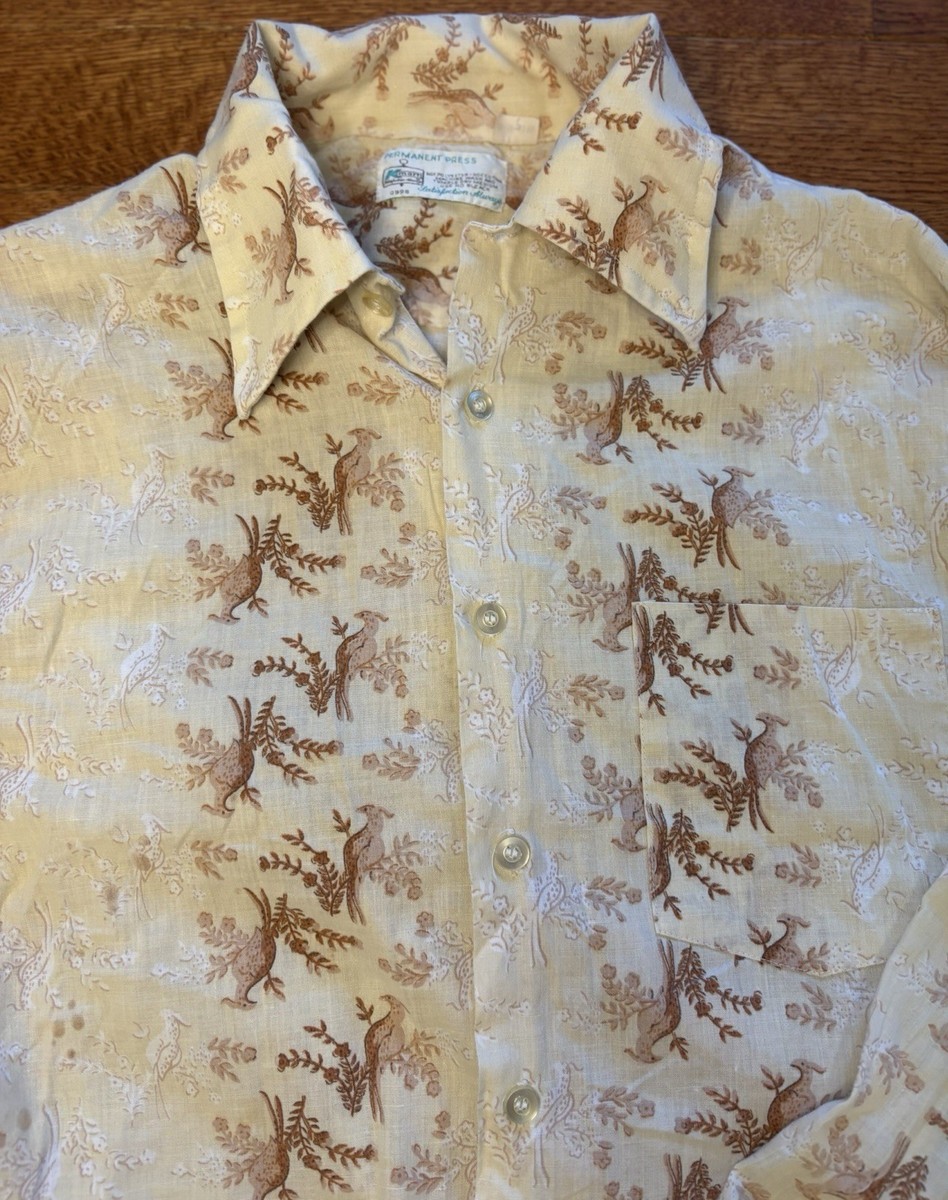 トップス 70s K-mart PERMANENNT PRESS SHIRTS s-l400.jpg