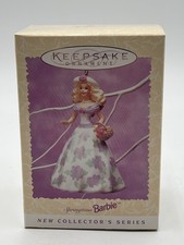 1995 Hallmark Barbie Keepsake Ornament Series 1 Springtime Barbie Collector New