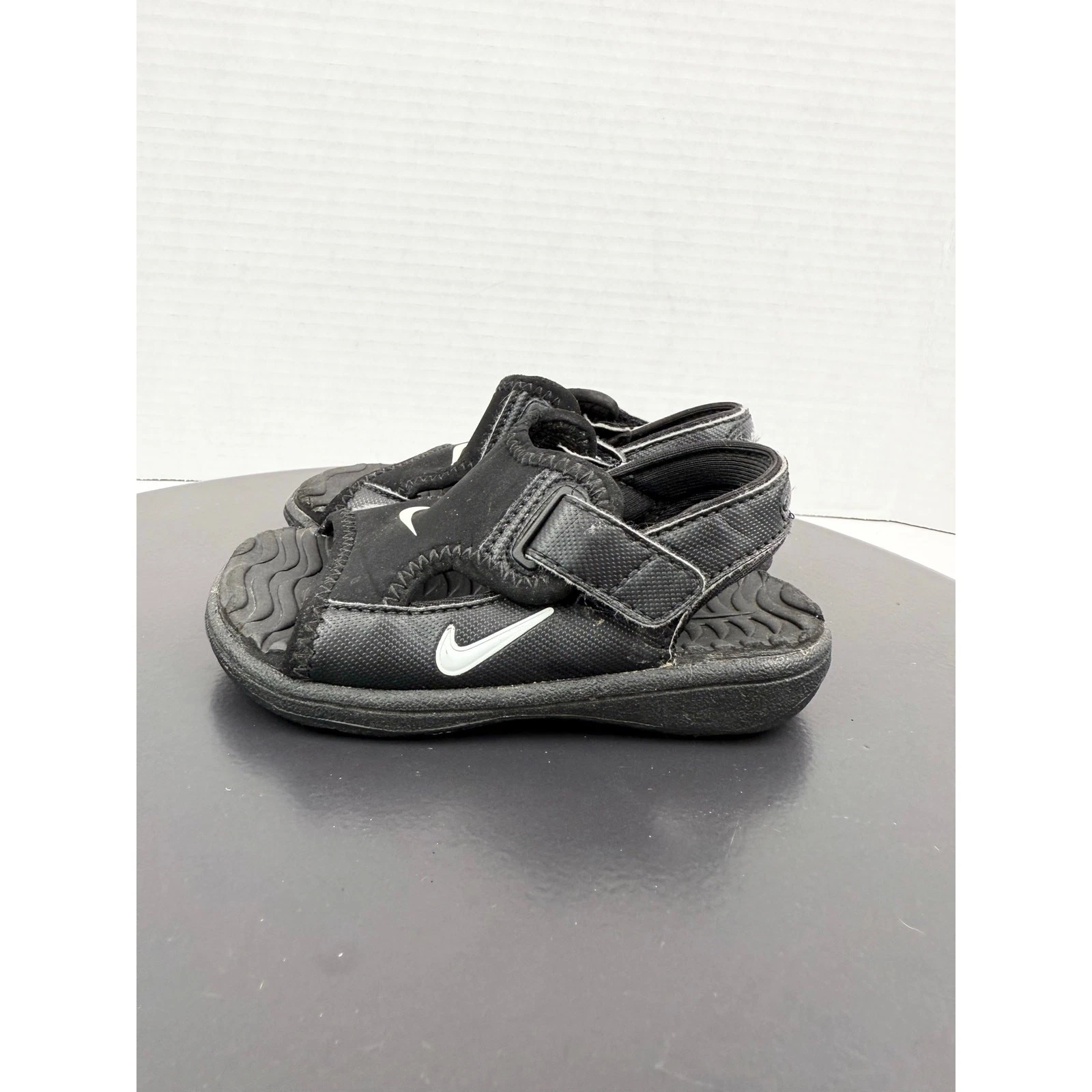 Sandali Nike Sunray 2 bambino nero bianco acqua punta aperta neonato bambino taglia 5C