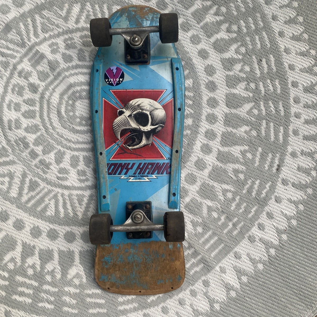 スケートボード 80s 90s powell peralta TONY HAWK Vintage Powell Peralta Tony Hawk Skateboard OG Claw Complete