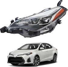 Projector LED Headlight Assembly for 2017-2019 Corolla Left Driver Side